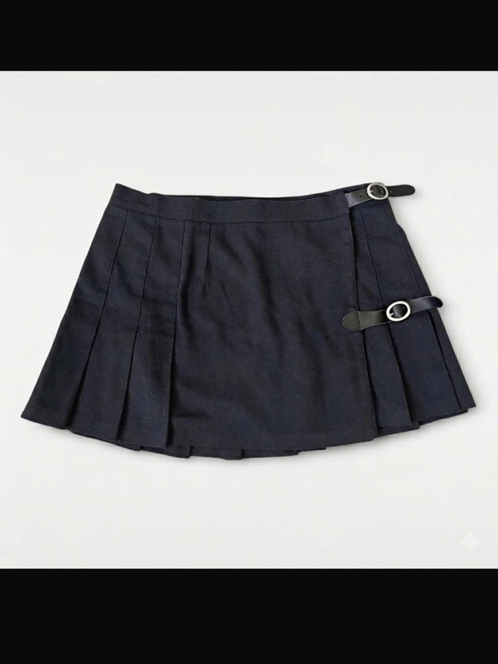 Brandy Melville Dana Mini Skirt with Buckles